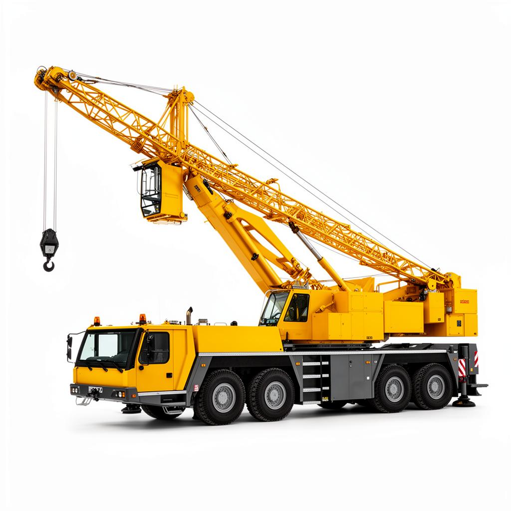 Mobile crane on a Dubai construction site